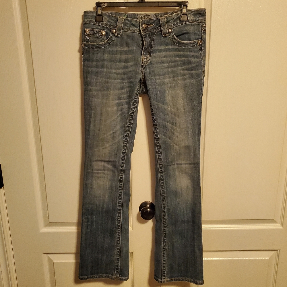 Miss Me boot cut jeans, size 28, denim